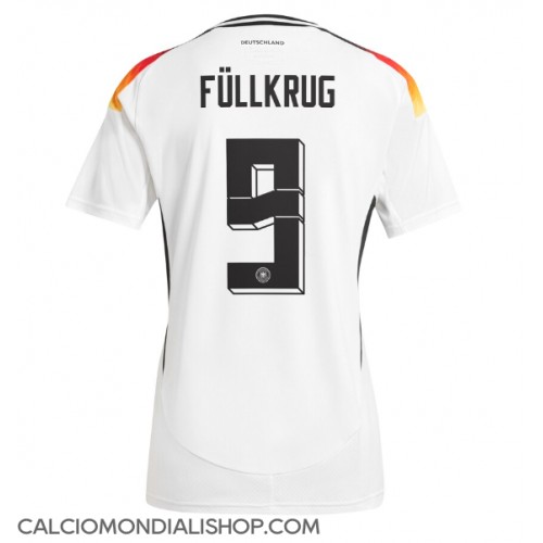 Maglie da calcio Germania Niclas Fullkrug #9 Prima Maglia Femminile Europei 2024 Manica Corta